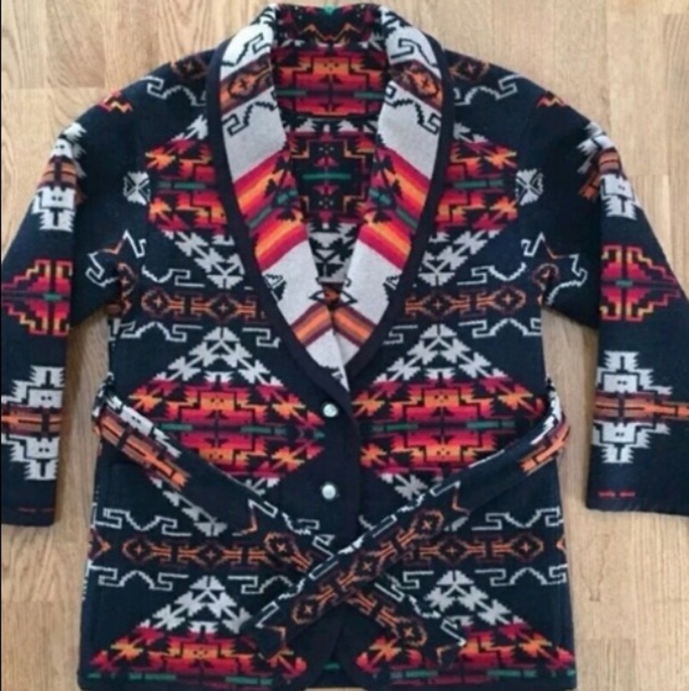 Pendleton Navajo Indian blanket jacket